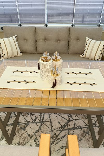 HD HOME COLLECTİON Bohemian Branch Σειρά Λινό Punch Runner 40*110 cm (PANÇ)