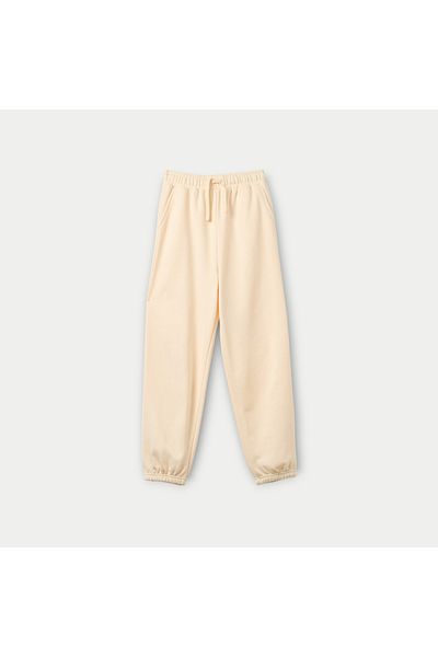 Juniors Solid Joggers with Elasticated Drawstring Closure