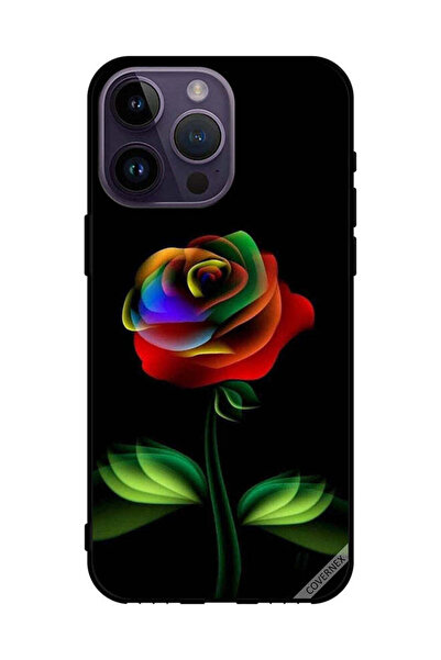 Covernex Protective Case Cover For Apple iPhone 14 Pro Max Rainbow Color Rose