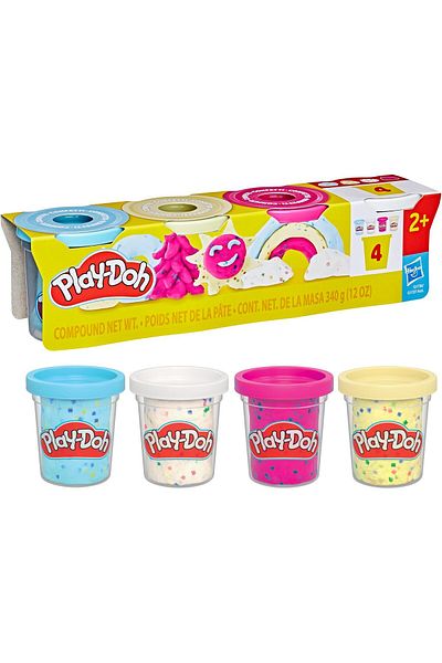 Play Doh Play-Doh Confetti Fun 4-Pack G1736