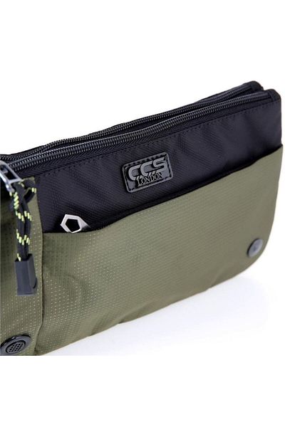 ÇÇS Ççs 31400 Double Compartment Waist Bag Green