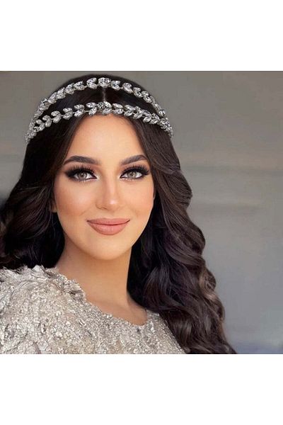 MOONGLOW ACCESSORIES Silver Glow Crown