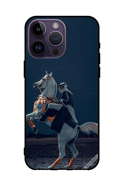 Covernex غطاء حماية لهاتف Apple iPhone 14 Pro Max شاب على حصان