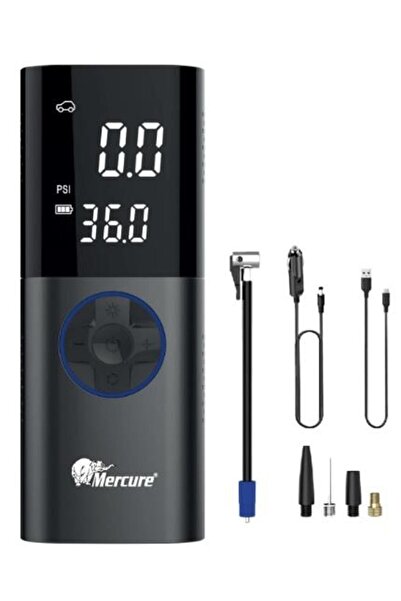 Mercure MİNİ HAVA KOMP.ŞARJLI KABLOLU LASTK ŞİŞRME MC-3691