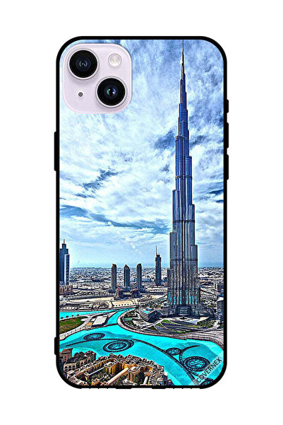 Covernex Protective Case Cover For Apple iPhone 14 Burj Khalif Touching Clouds
