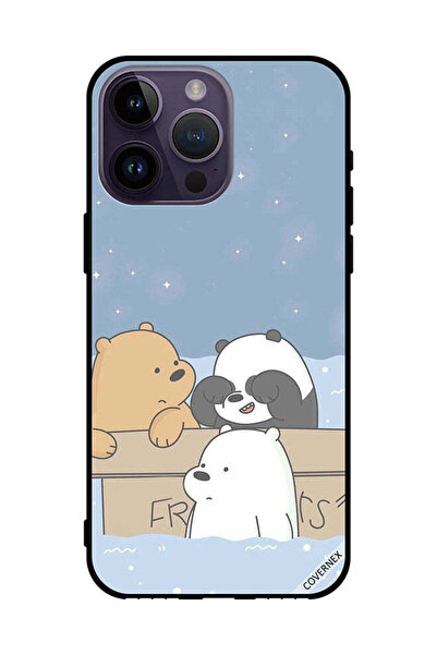 Covernex غطاء حماية لجهاز Apple iPhone 14 Pro Max Bear Friends