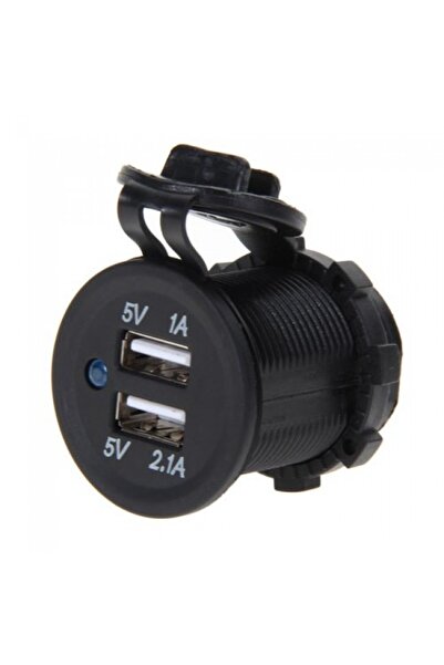 Leonpro Montajlanabilir araba tekne için dual usb şarj soketi 5v 2.1A 12-24v