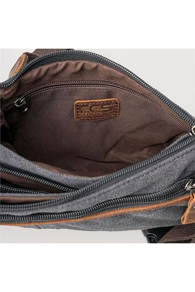 ÇÇS Ççs 31510 Double Canvas Waist Bag Black