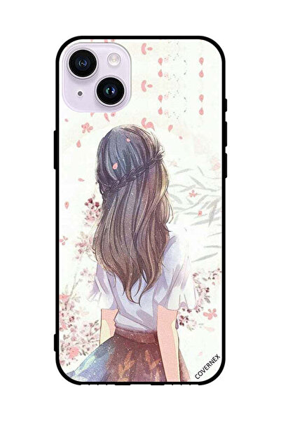Covernex غطاء حماية لهاتف آيفون 14 من آبل، فتاة لطيفة في تفكير عميق