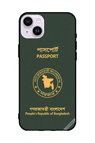 Covernex Protective Case Cover For Apple iPhone 14 Bangladesh Passport Pattern