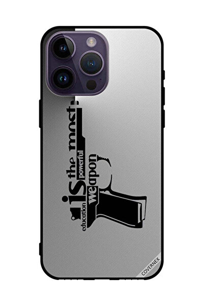 Covernex غطاء حماية لهاتف Apple iPhone 14 Pro Max التعليم هو السلاح الأقوى