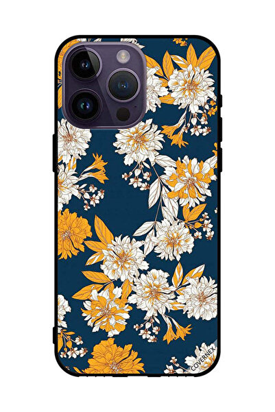 Covernex غطاء حماية لهاتف Apple iPhone 14 Pro Max بنقشة الزهور والأوراق
