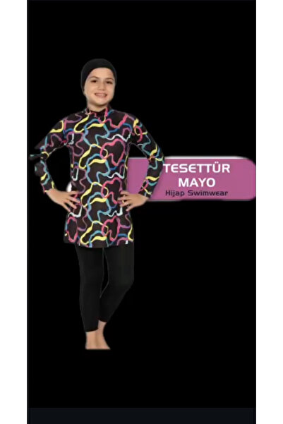 yenitrend ÇOCUK UZUN KOL TESETTÜR MAYO