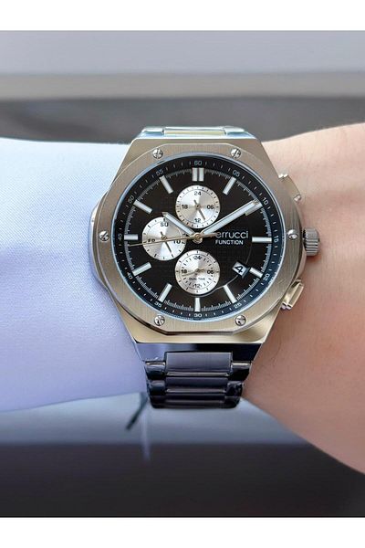 Ferrucci Men's Functions Active Metal Cord Wrist Watch