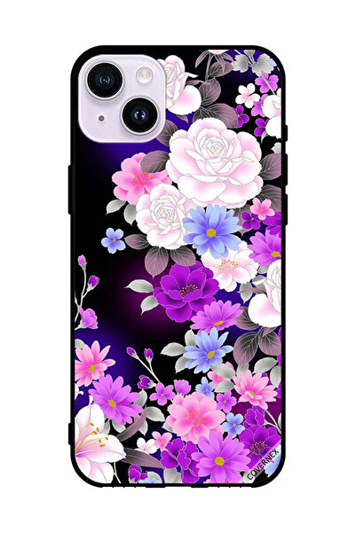 Covernex غطاء حماية لهاتف أبل آيفون 14 - مزيج الزهور