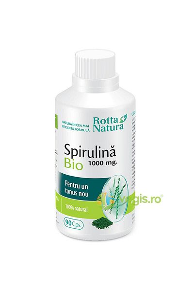 Rotta Natura Spirulina Ecologica/Bio 1000 mg 90 cpr