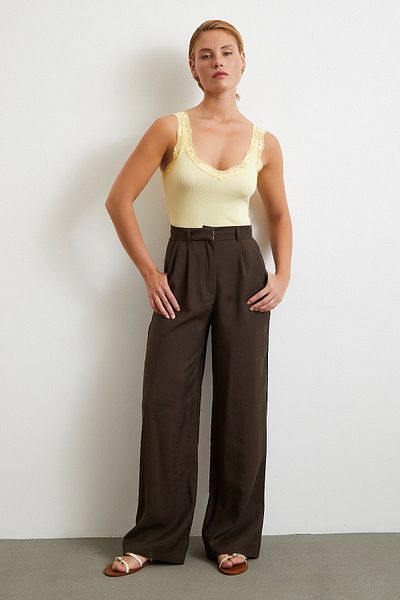 Never more Lace Strap Ball Yellow