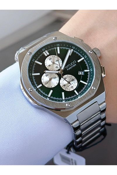 Ferrucci Men's Functions Active Metal Cord Wrist Watch