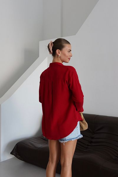 Patreon Oversize Muslin Shirt with Pockets
