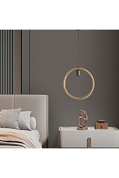 Hummer Black Single Pendant with Rope