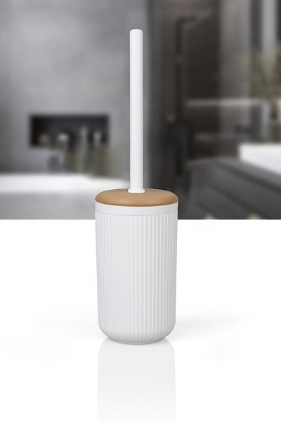 Okyanus Home Βάση βούρτσας WC Linea Due White