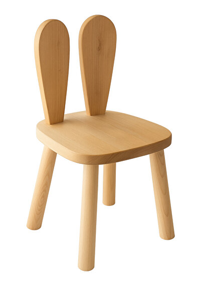 Reyo Montessori Tavşancık Sandalye, Etkinlik Çocuk Sandalyesi - 1 Adet