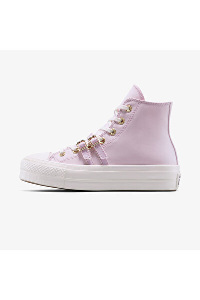 Converse Chuck Taylor All Star Lift Platform Buckle Kadın Pembe Sneaker