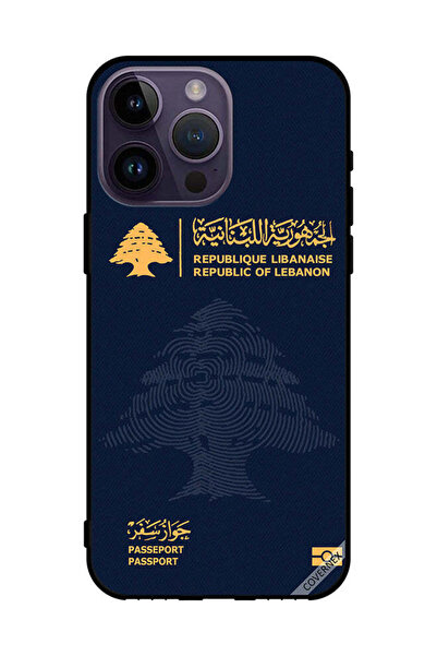 Covernex غطاء حماية لهاتف Apple iPhone 14 Pro Max جواز سفر لبناني
