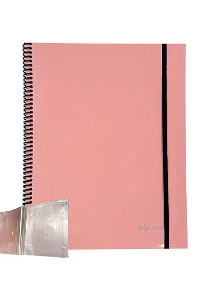 FLY COLOR Spiral Presentation File 40's Dusty Pink