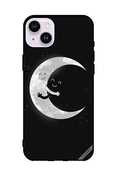 Covernex غطاء حماية لهاتف Apple iPhone 14 عناق القمر والسماء المظلمة