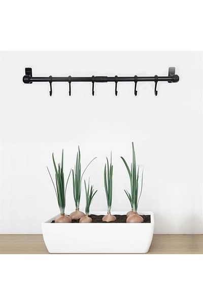 Laurel Shop Bfs стенен декоративен държач за лъжици и закачалка за чаши с 6 куки
