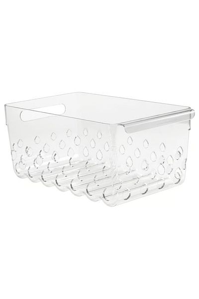 IKEA Storage basket for fridge, transparent, 30x19x14 cm