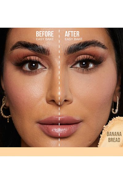 Huda Beauty Baby Bake - Stabilizing Powder Long Lasting Reduces the Visibility of Pores and Wrinkles 6g