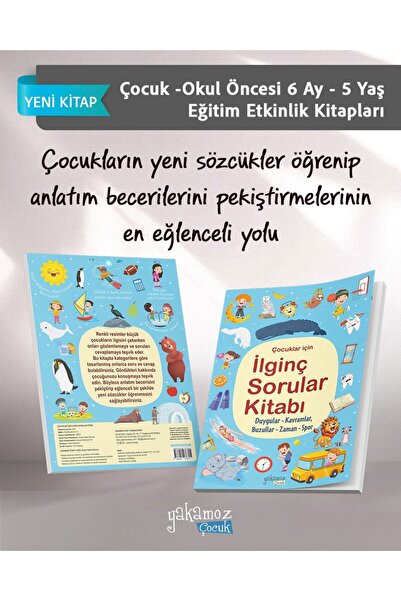 Yakamoz Yayınları İlginç Sorular Kitabı - Mavi