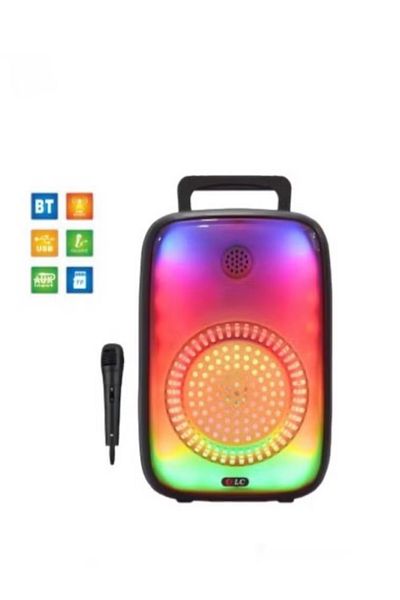 DLC Portable USB Rechargeable Speaker With Bluetooth And Microphone