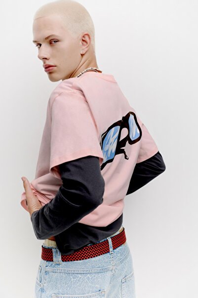 Pull & Bear STWD güneş gözlüklü tişört