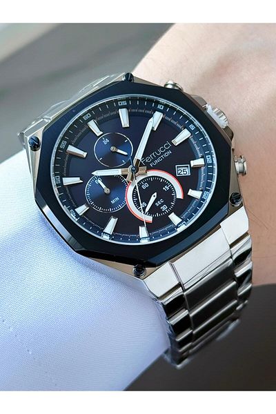 Ferrucci Men's Functions Active Metal Cord Wrist Watch