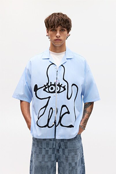 Pull & Bear Bráulio Amado kısa kollu gömlek