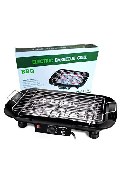 Generic شواية كهربائية بقوة 2000 واط، شواية كباب منزلية داخلية، مقلاة بدون دخان