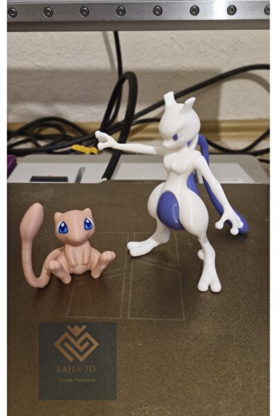 SAHAA Pokemon gelişim seti MEW ve MEWTWO Figür Pokemon
