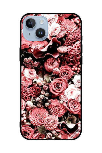 Covernex غطاء حماية لهاتف Apple iPhone 14 Plus - لون الخوخ والورود 2