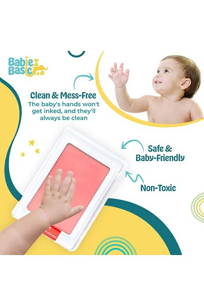 Babies Basic Clean Fingerprint with two imprint cards - Pink
