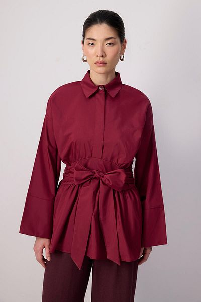 Touché Privé Belt Shirt Collar Tunic