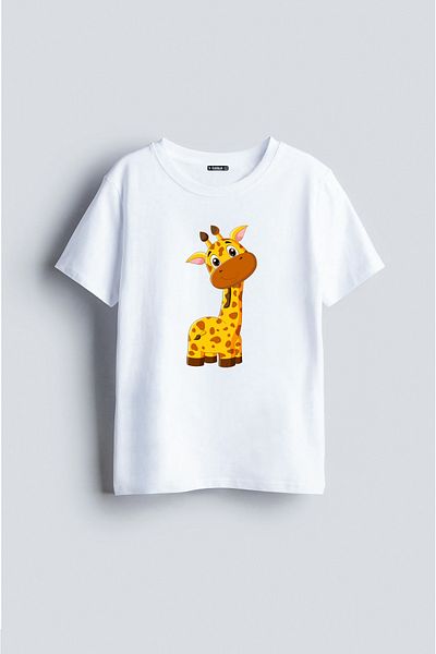 sielta Tricou pentru copii cu decolteu tip girafă