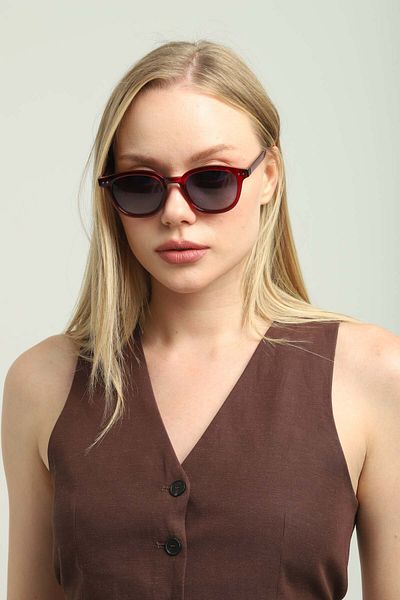 onetwothree One Two Three Polarized Sunglasses Red