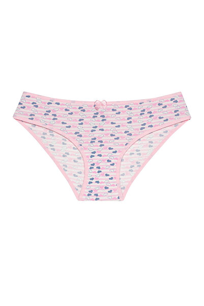 Cicito Kız Çocuk Pamuklu Likralı Renkli Bikini Külot 3'lü Paket 6743