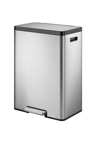 EKO Marina Soft Close Step - Stainless Steel Bin 50 Liters