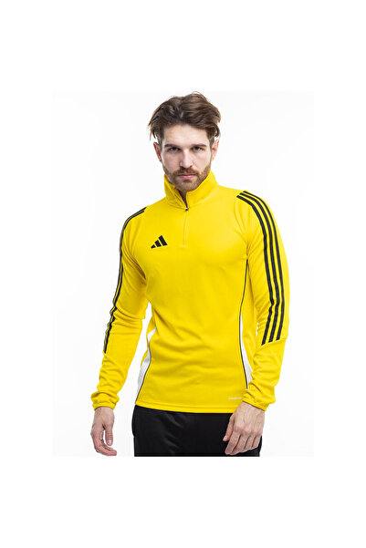adidas Tiro 24 Erkek Sarı Dik Yaka Ceket