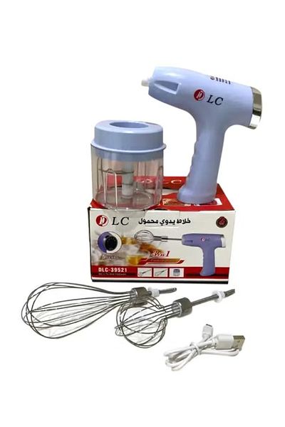 DLC Electric Egg Beater Blue/Silver