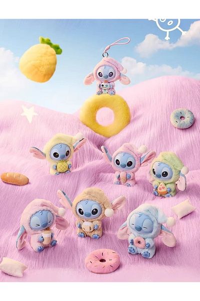 LABUBU Disney Cute Lilo Stitch Doll Blind Box Toy Vinyl Doll 1pc Random